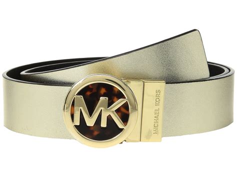 michael michael kors black dress with gold chain belt|Michael Kors reversible belt women's.